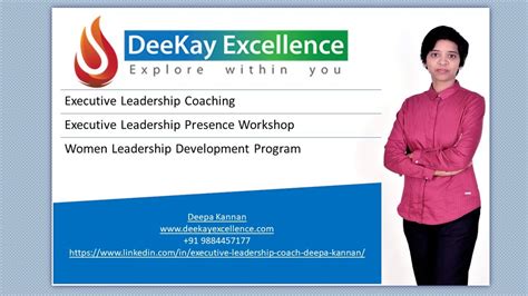 DeeKay Excellence | ICF Approved level 2 PCC Coach Certification | Leadership Programs | Chennai | India